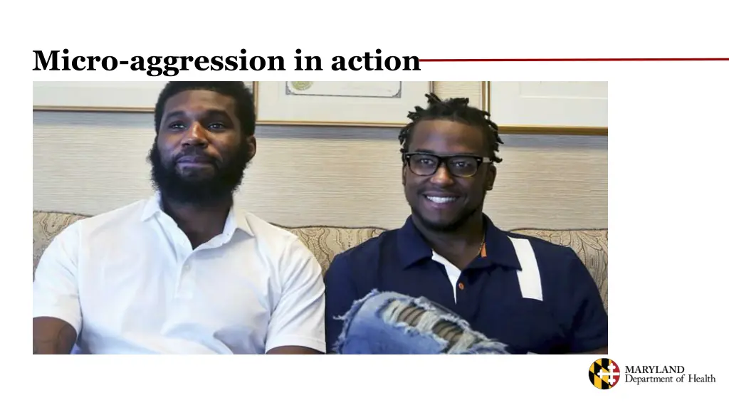 micro aggression in action