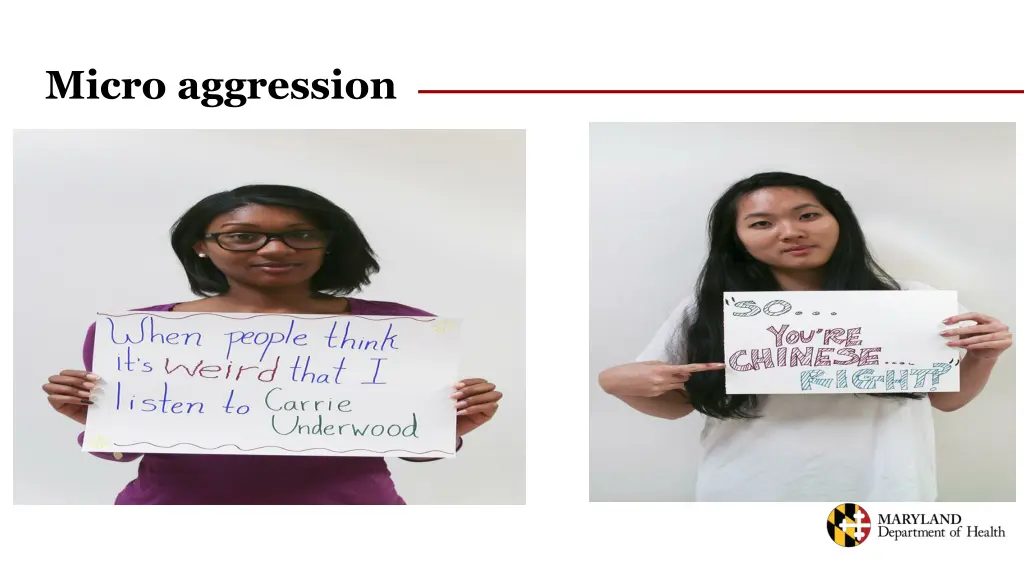 micro aggression