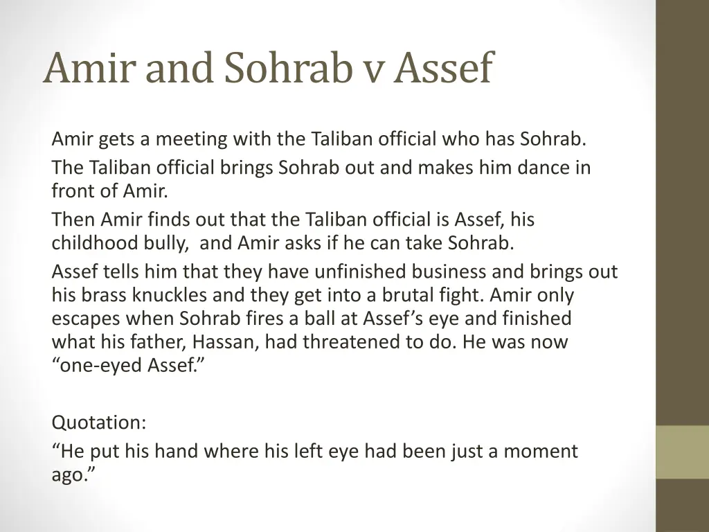 amir and sohrab v assef