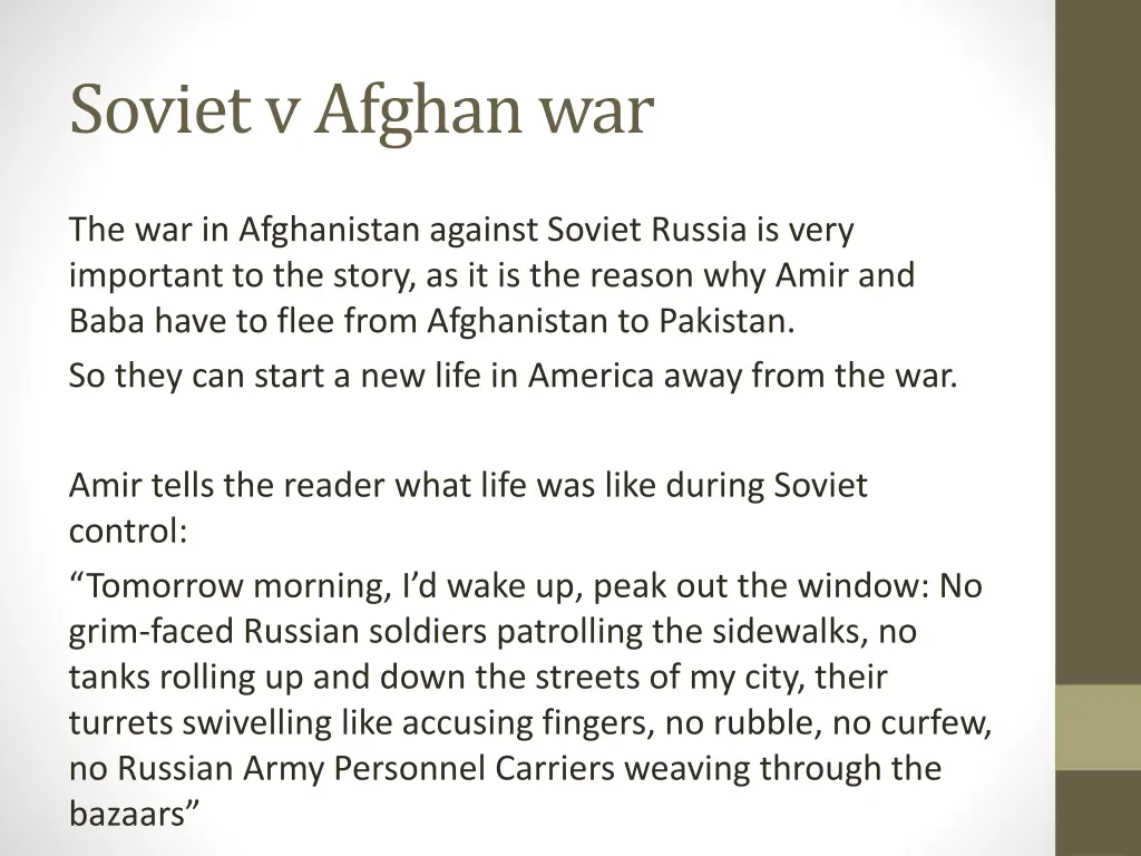 soviet v afghan war
