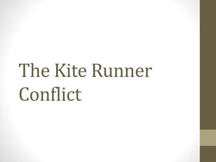 the kite runner conflict