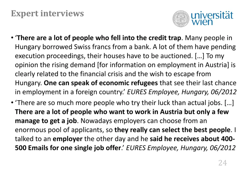 expert interviews