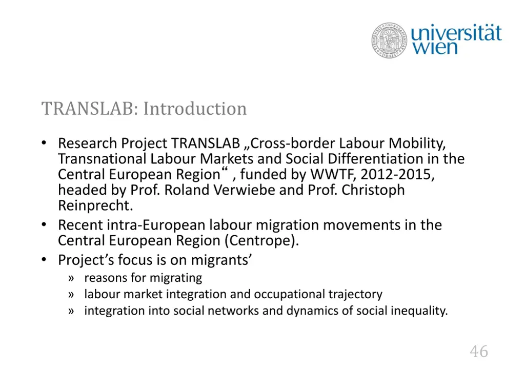 translab introduction