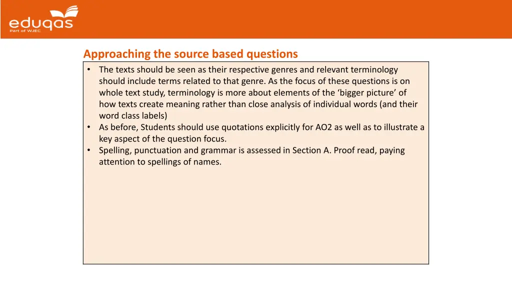 approaching the source based questions the texts