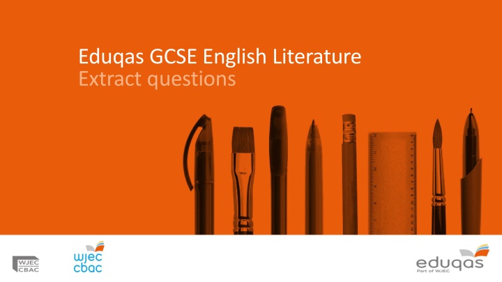 eduqas gcse english literature extract questions