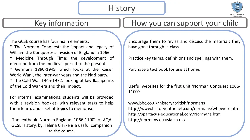 history