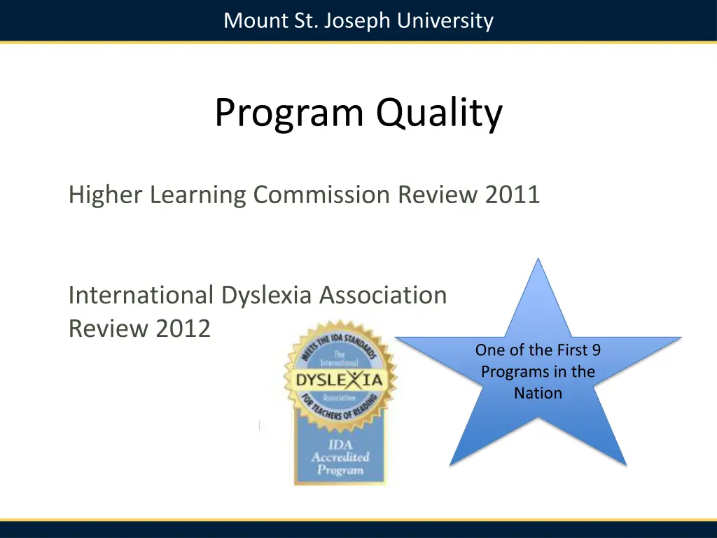 mount st joseph university 1