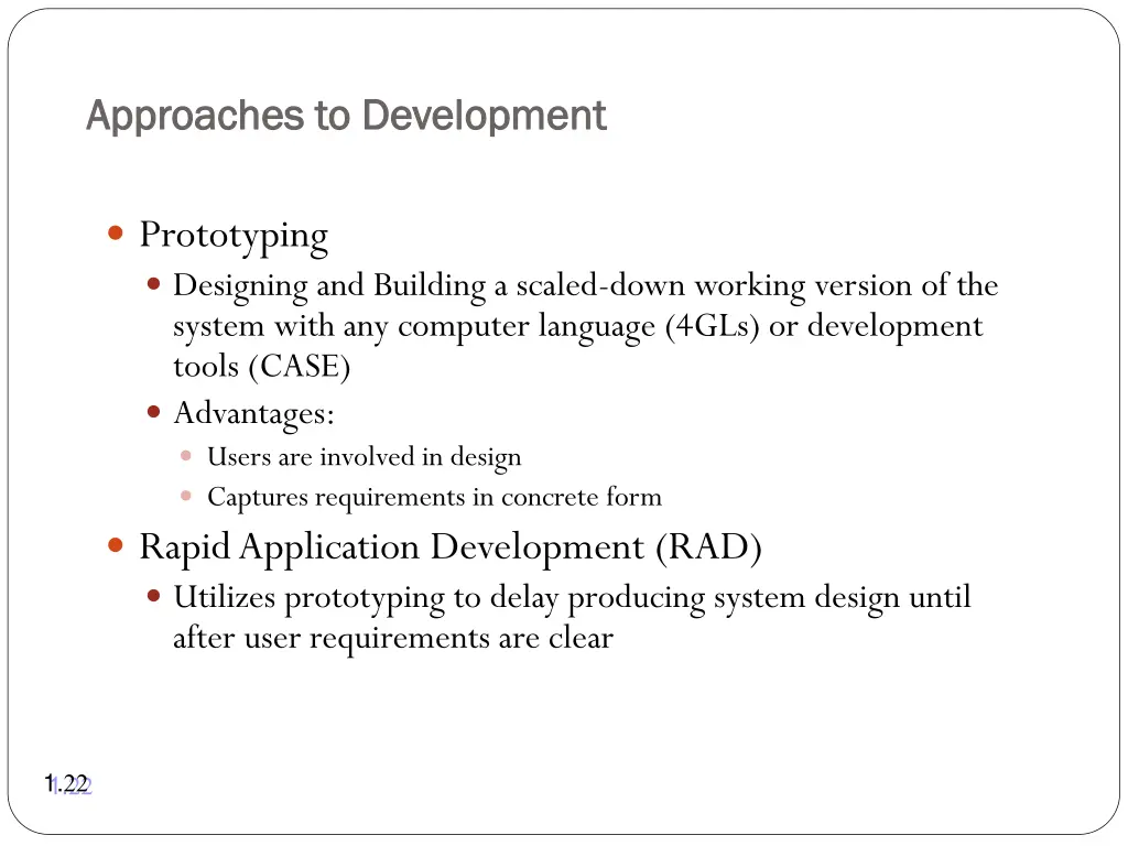 approaches to development approaches