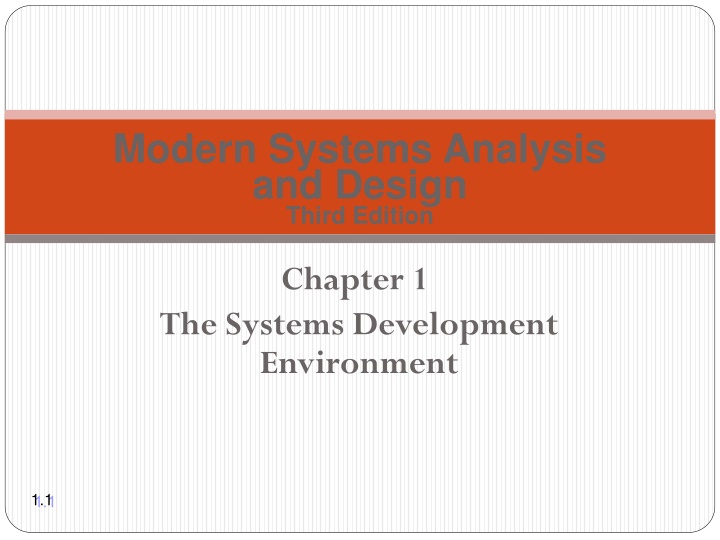 modern systems analysis and design third edition