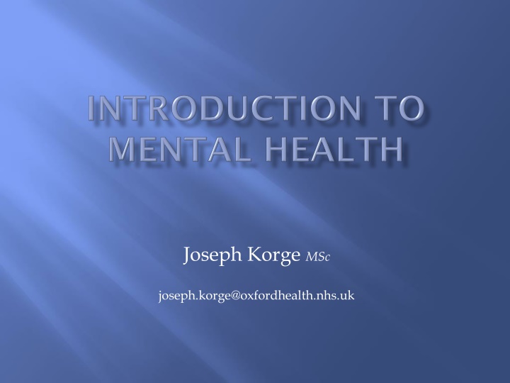 joseph korge msc