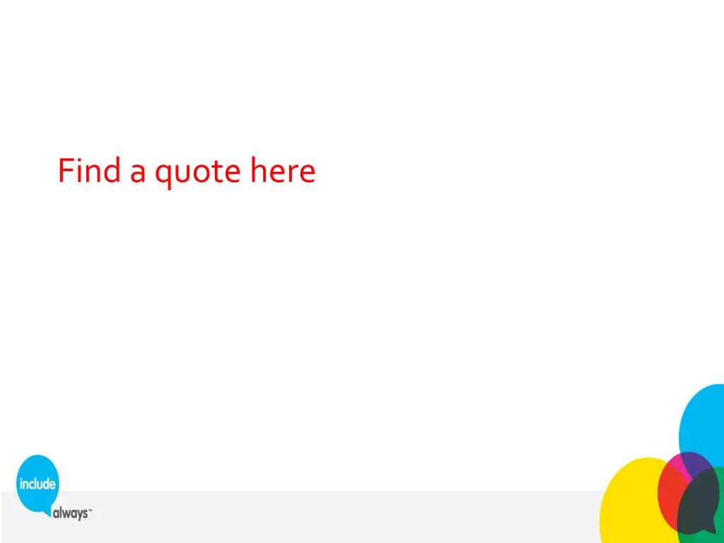 find a quote here