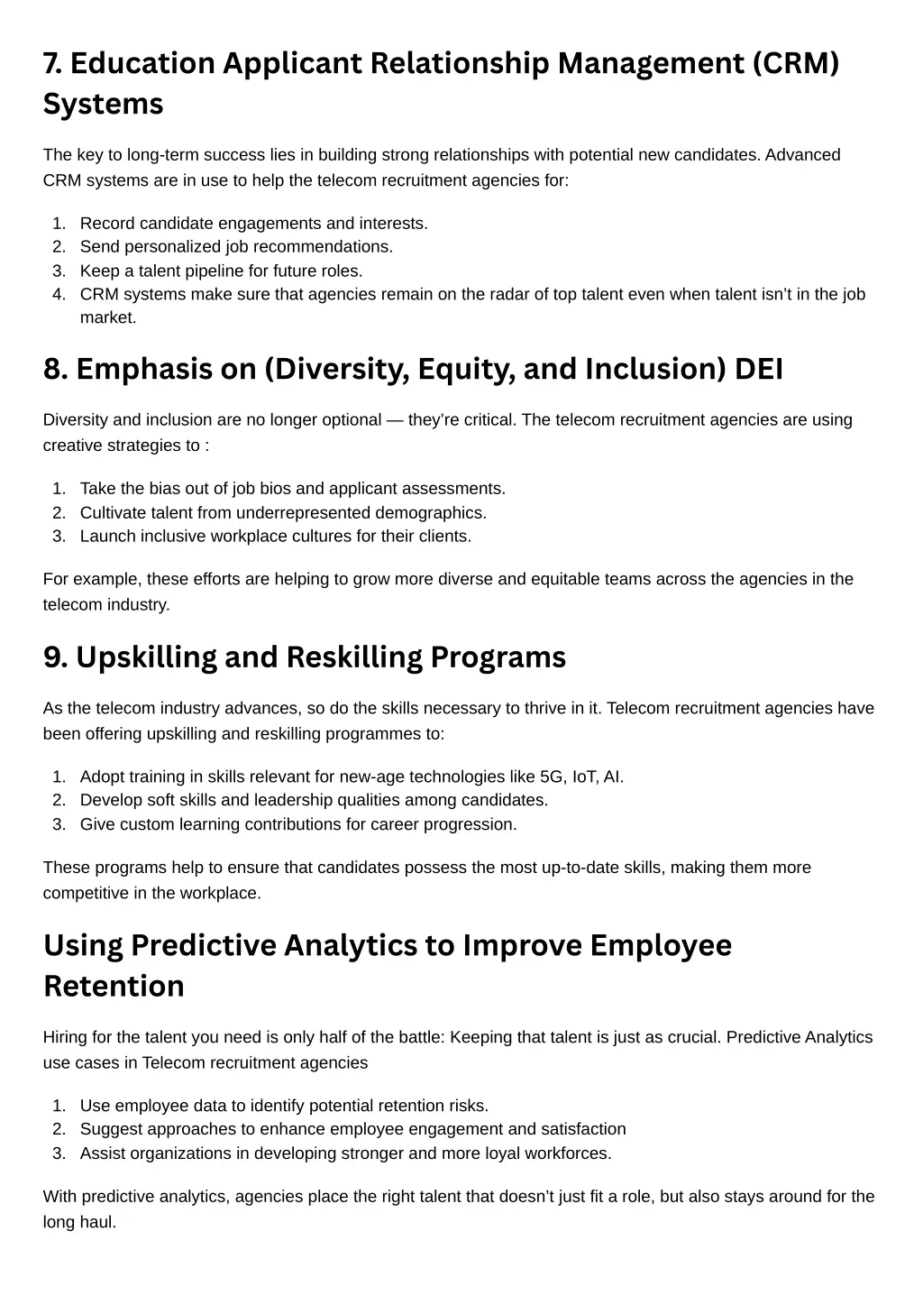 7 education applicant relationship management