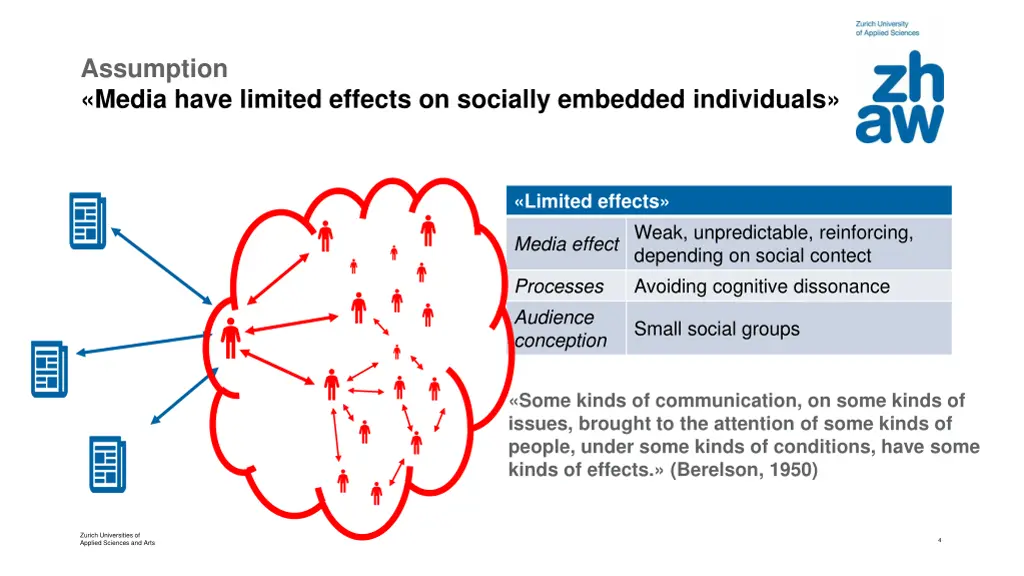 assumption media have limited effects on socially