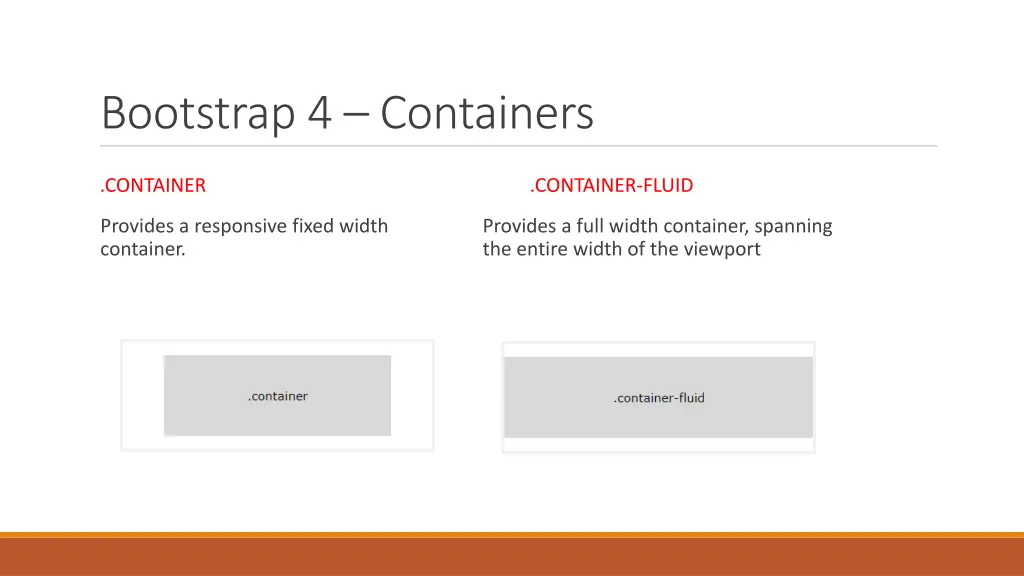 bootstrap 4 containers