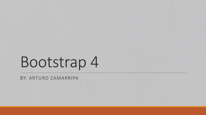 bootstrap 4