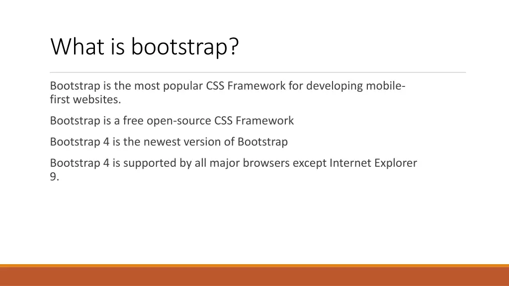 what is bootstrap