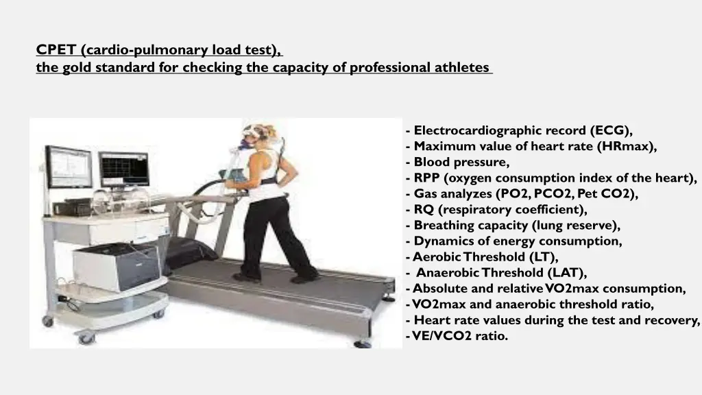 cpet cardio pulmonary load test the gold standard