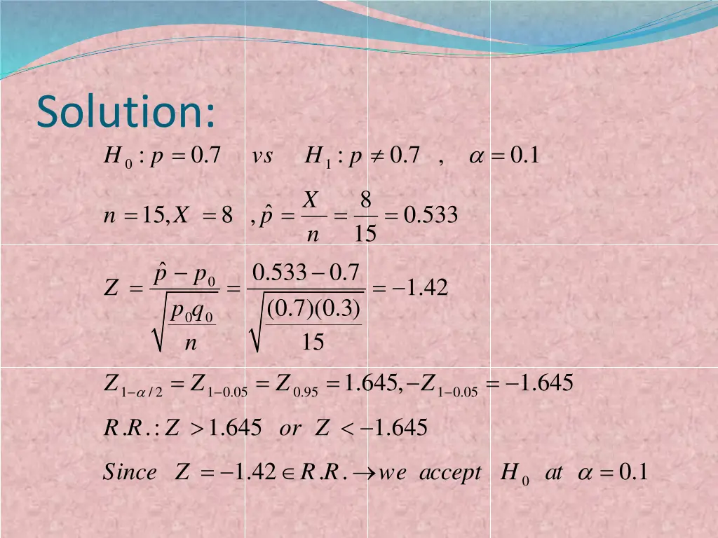 solution h
