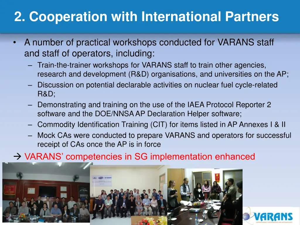 2 cooperation with international partners 4