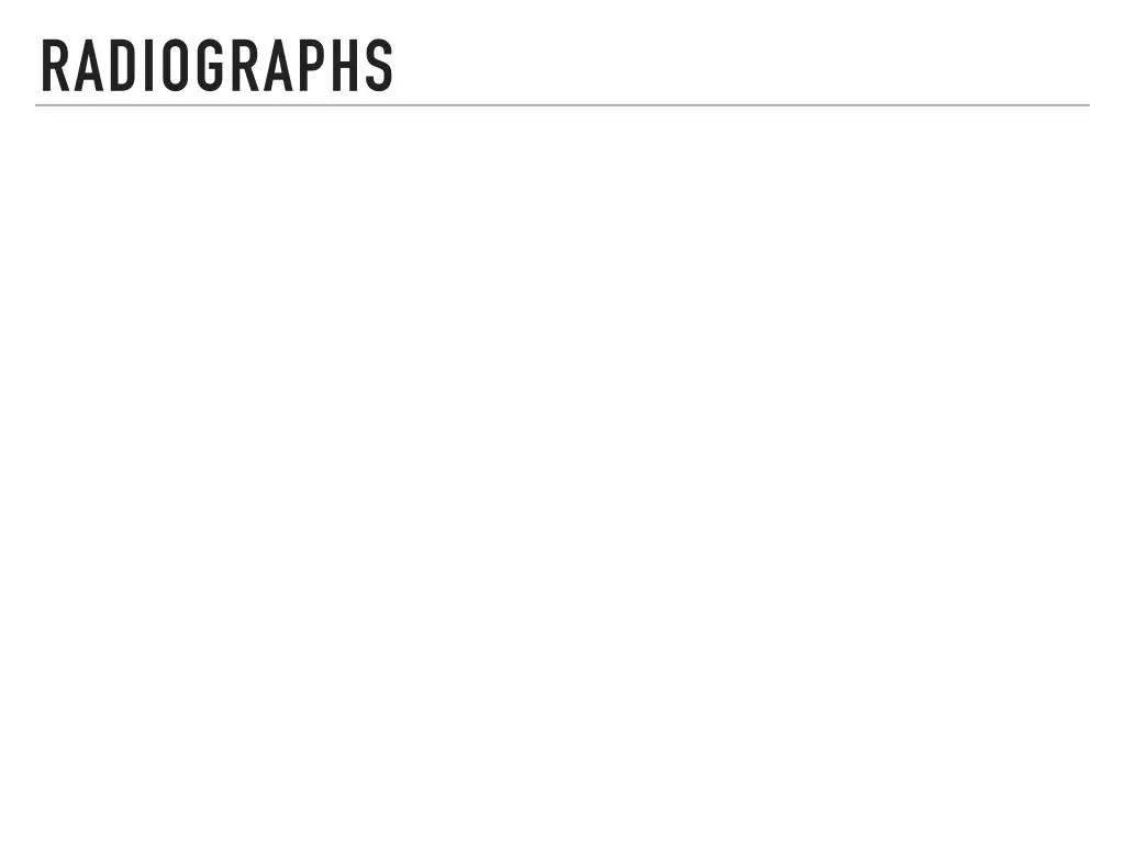 radiographs
