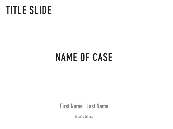 title slide
