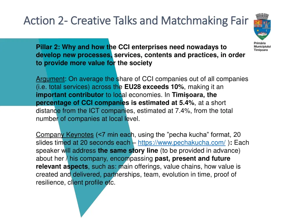action action 2 2 creative talks and matchmaking 3