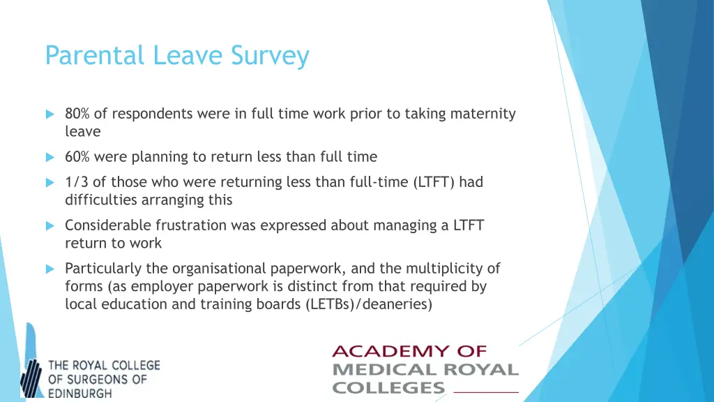 parental leave survey 12