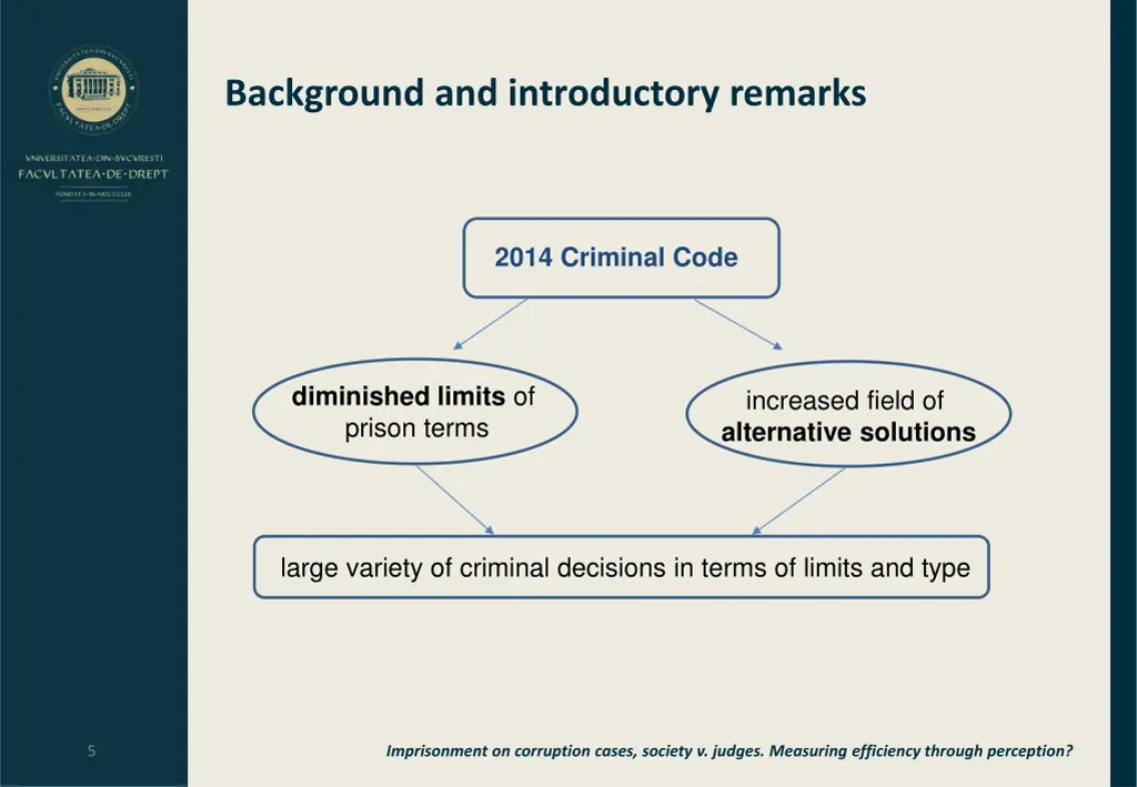 background and introductory remarks 1