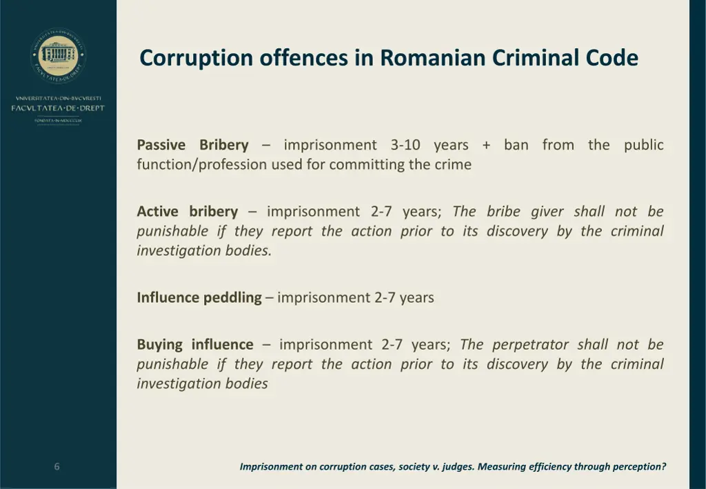 corruption offences in romanian criminal code