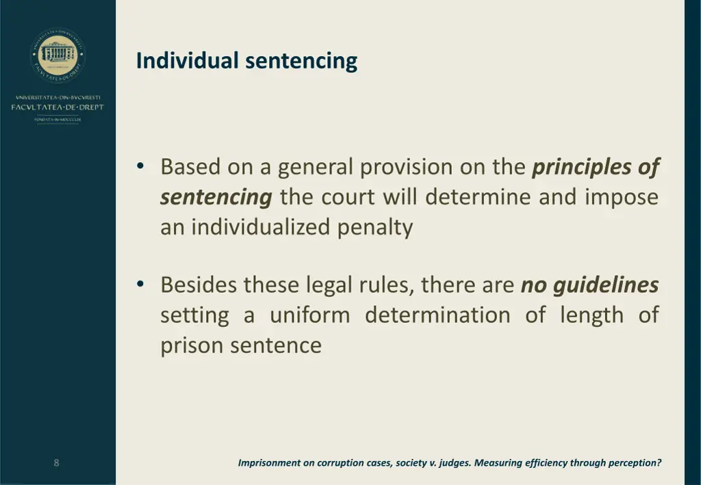 individual sentencing