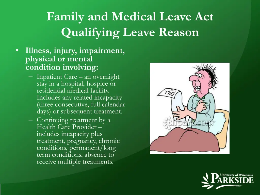family and medical leave act qualifying leave