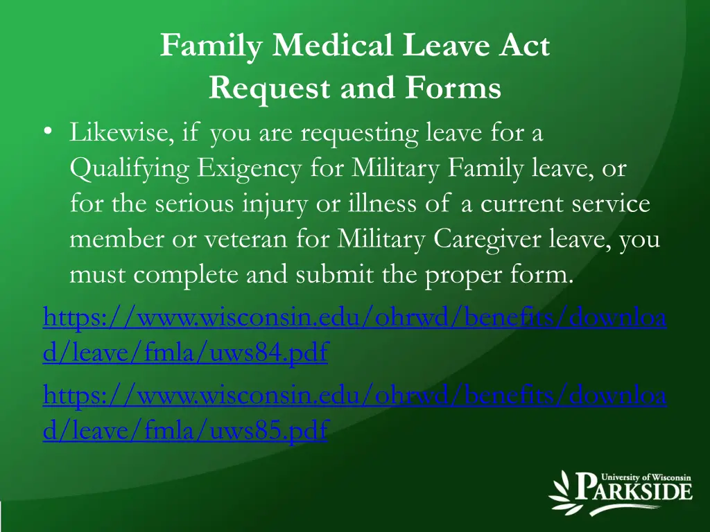 family medical leave act request and forms 3