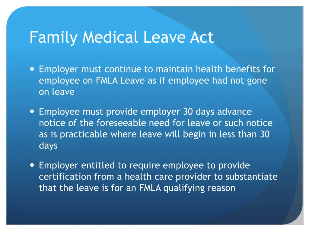 family medical leave act 1