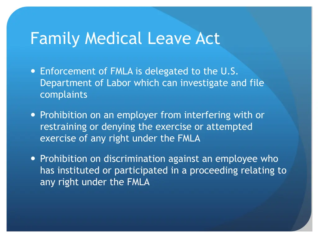family medical leave act 2