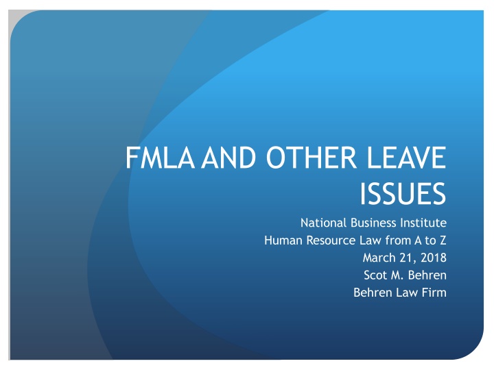 fmla and other leave