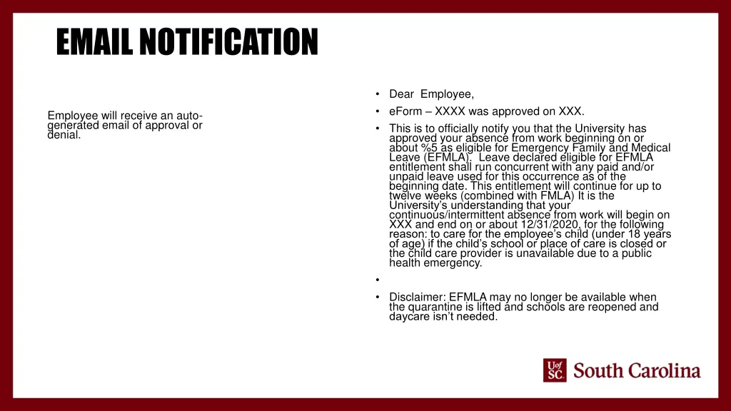 email notification 1