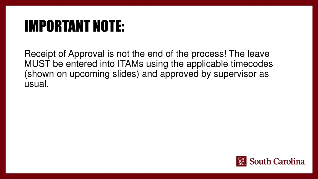 important note