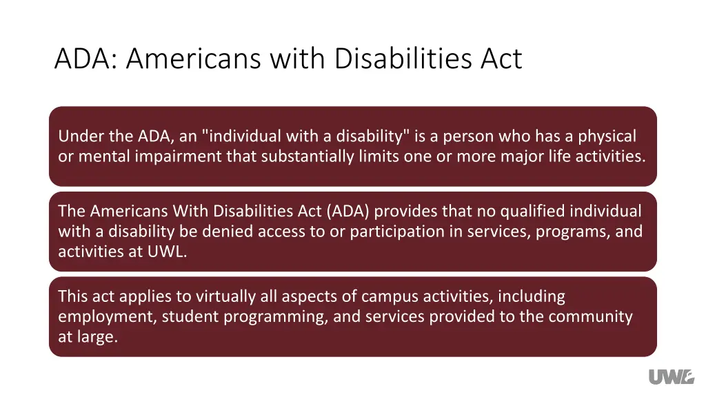 ada americans with disabilities act