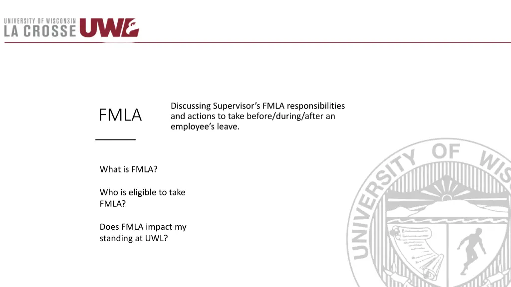 discussing supervisor s fmla responsibilities