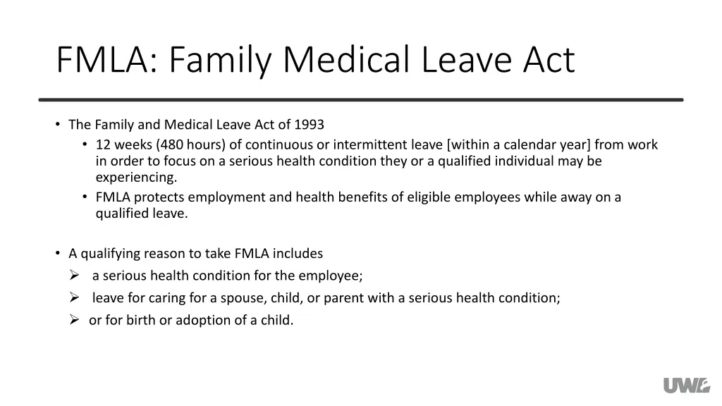fmla family medical leave act