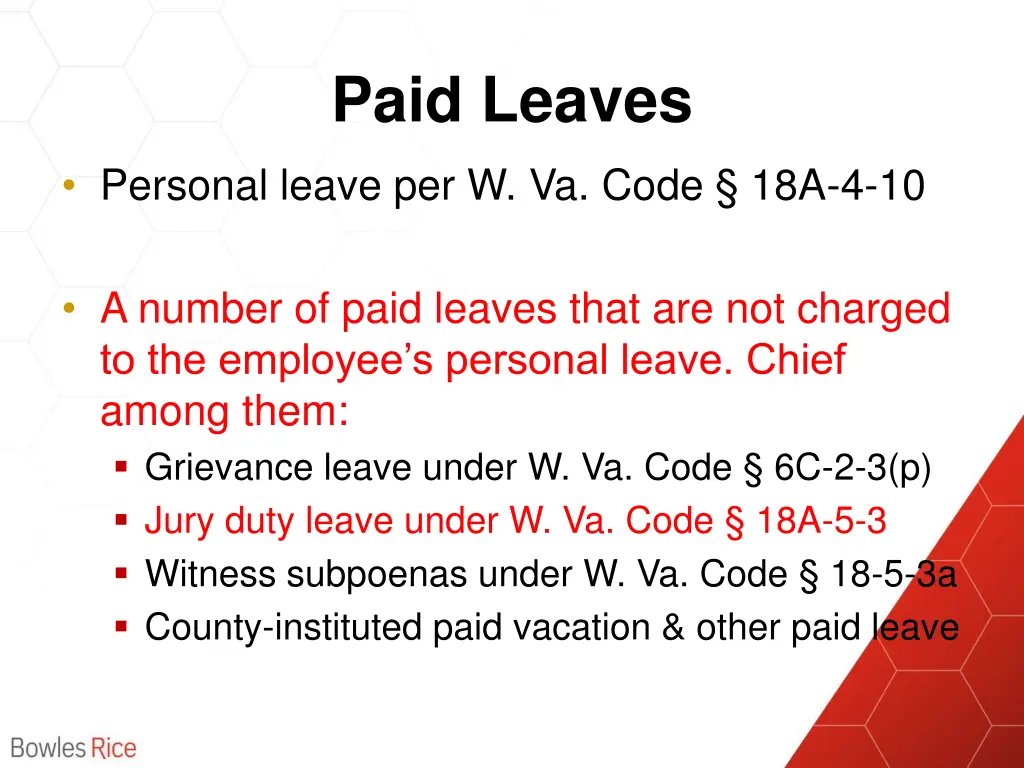 paid leaves