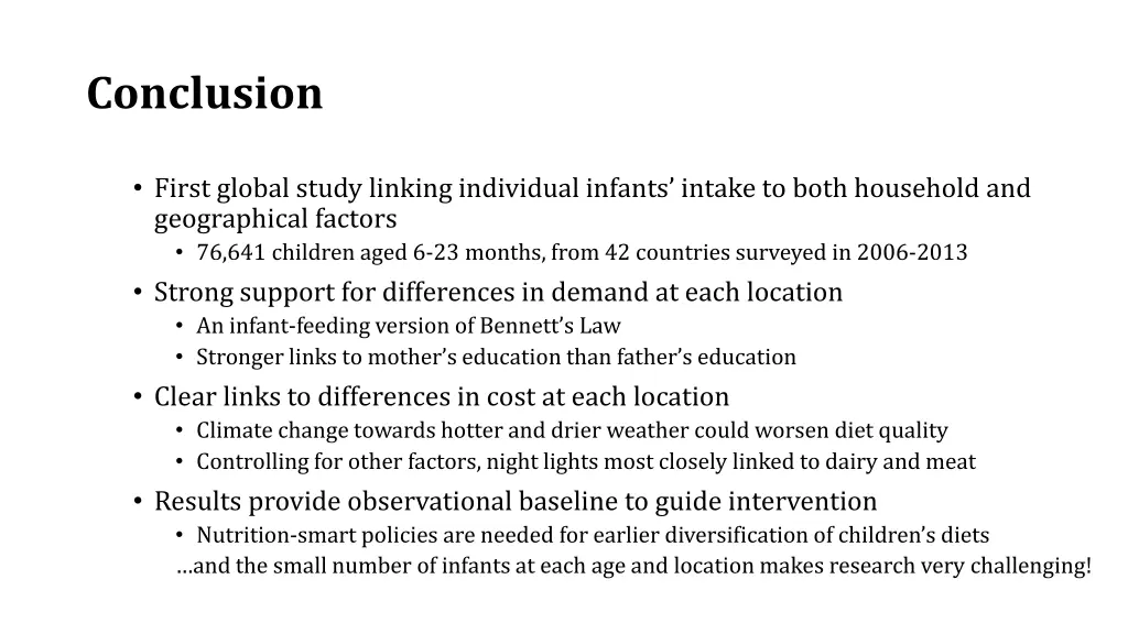 conclusion
