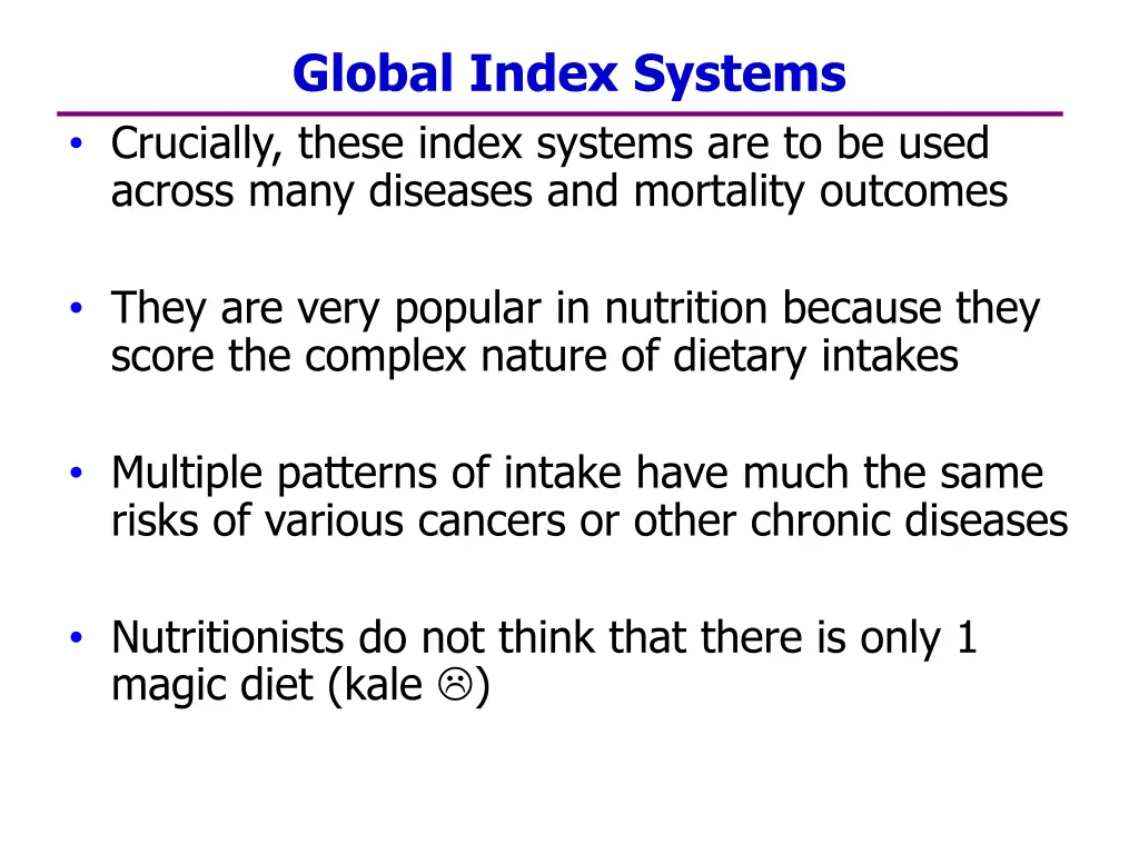 global index systems crucially these index