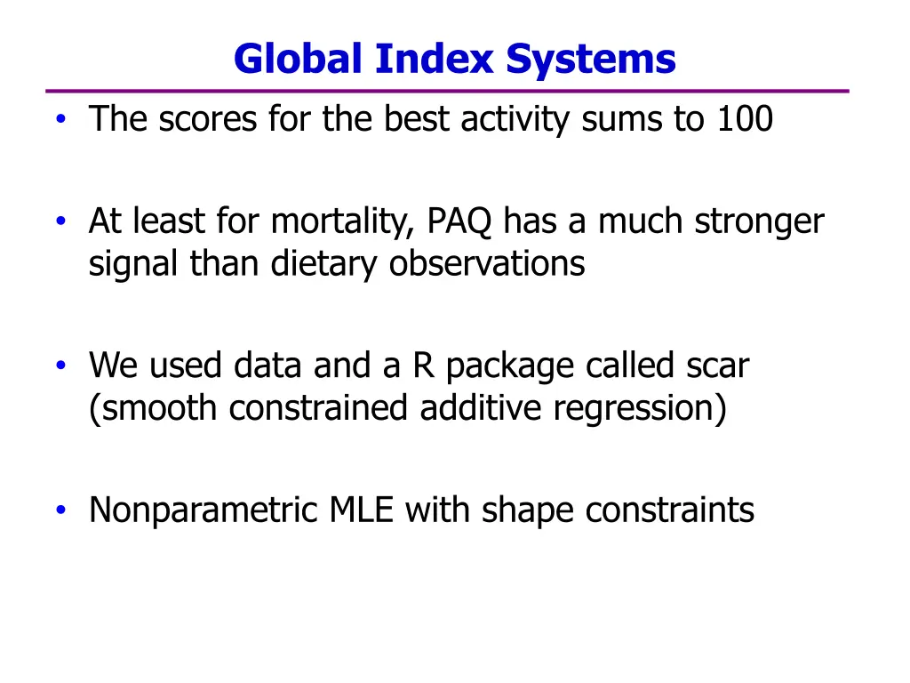 global index systems the scores for the best