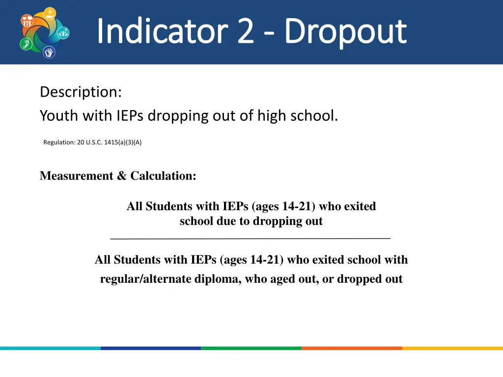 indicator 2 indicator 2 dropout 1