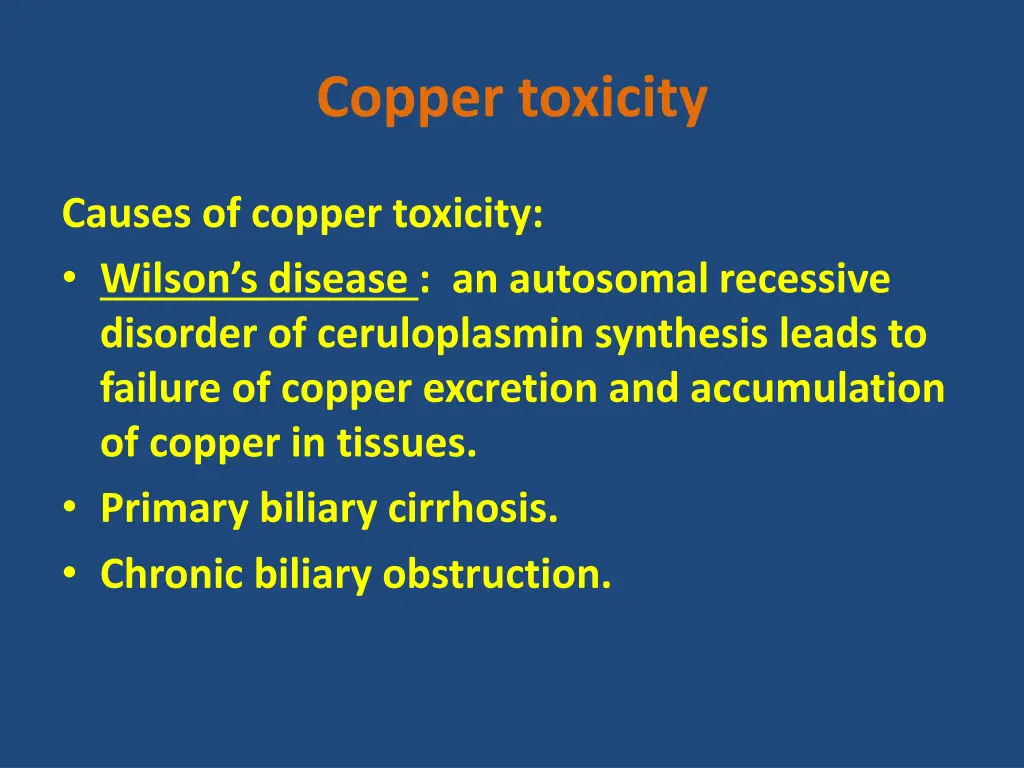 copper toxicity
