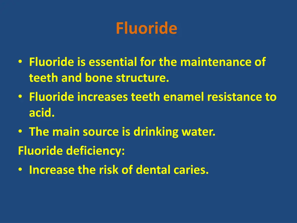 fluoride