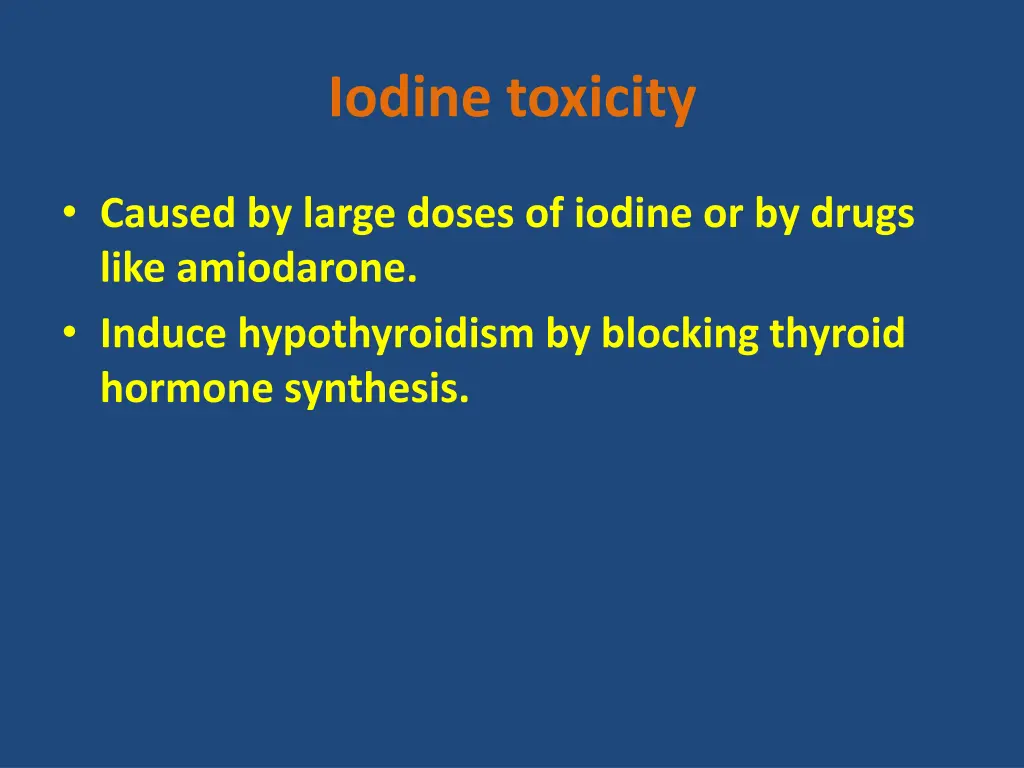iodine toxicity
