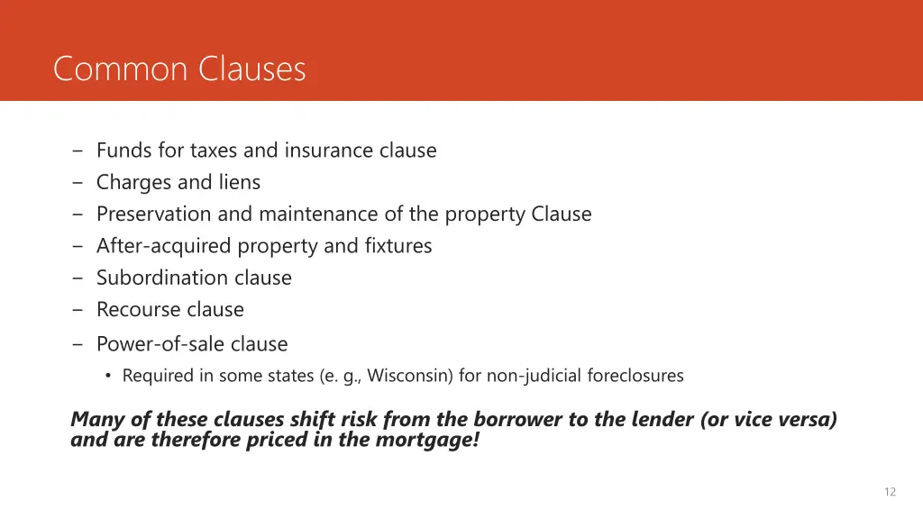 common clauses 3