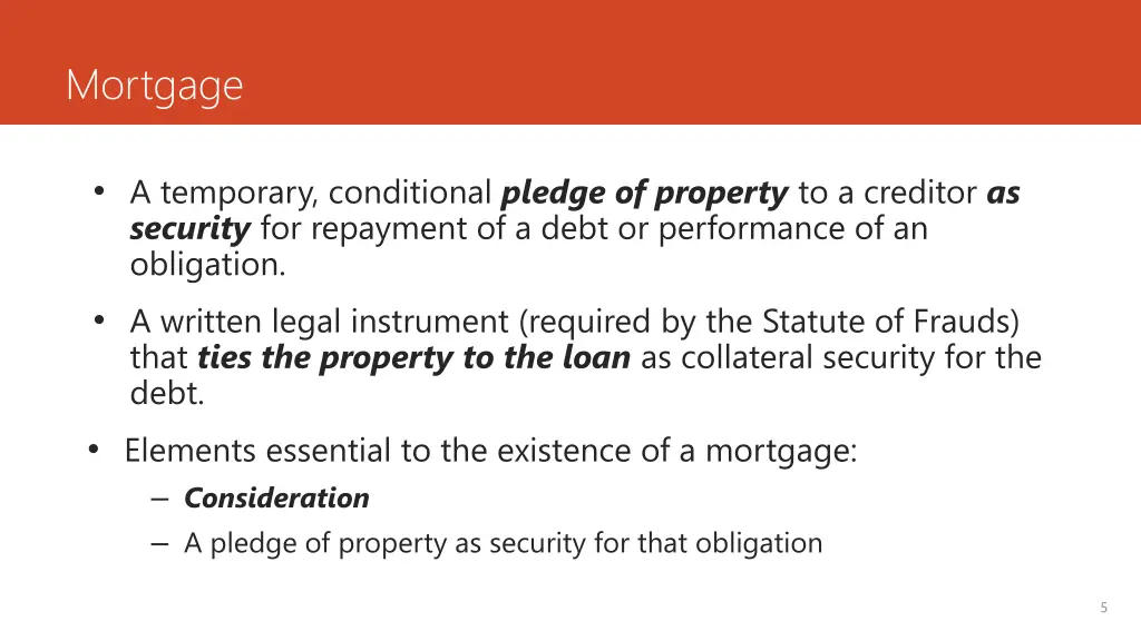 mortgage